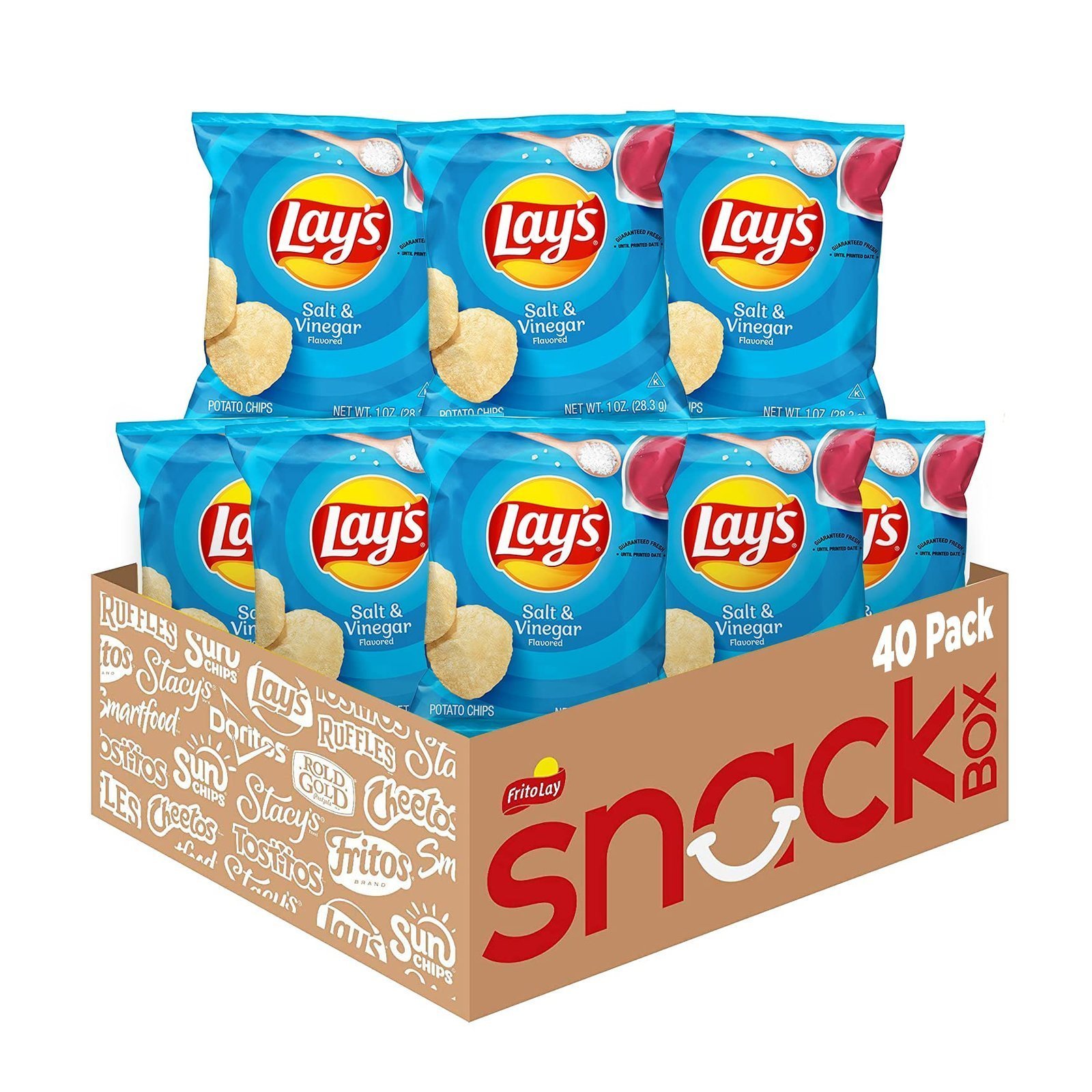 Lay's Salt and Vinegar Potato Chips (40 packs)
