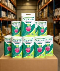 天然パルプ100%リラックス香り付き二層ロング巻きティッシュ 便利な家庭用トイレ衛生用品