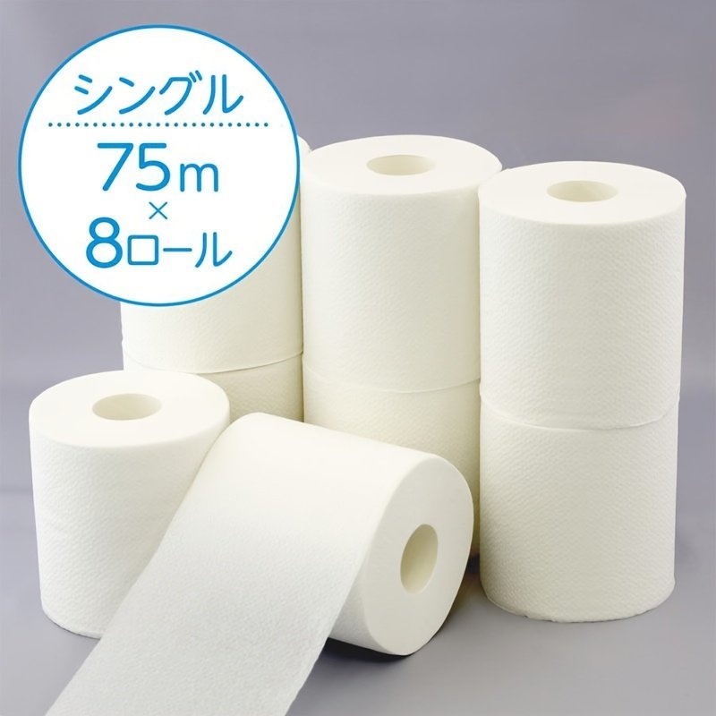 【家庭用】ポータブル トイレターペーパー シングル 60M X 18ロール (合計2個の大容量36ロールパック) 肌に優しい、ソフト、コットン風 - 画像 (19)